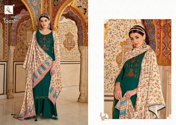 Alok Taani Designer Pashmina Kashmiri Embroidery Salwar 